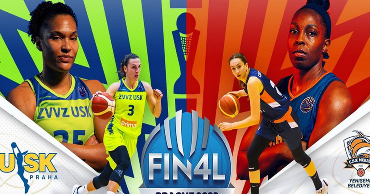 Super Basket Euroleague women, Final Four USK Πράγα Μερσίν LIVE TV